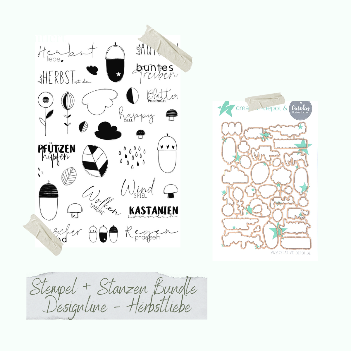 Bundle - Designline - Herbstliebe - Stempelset & Stanzen