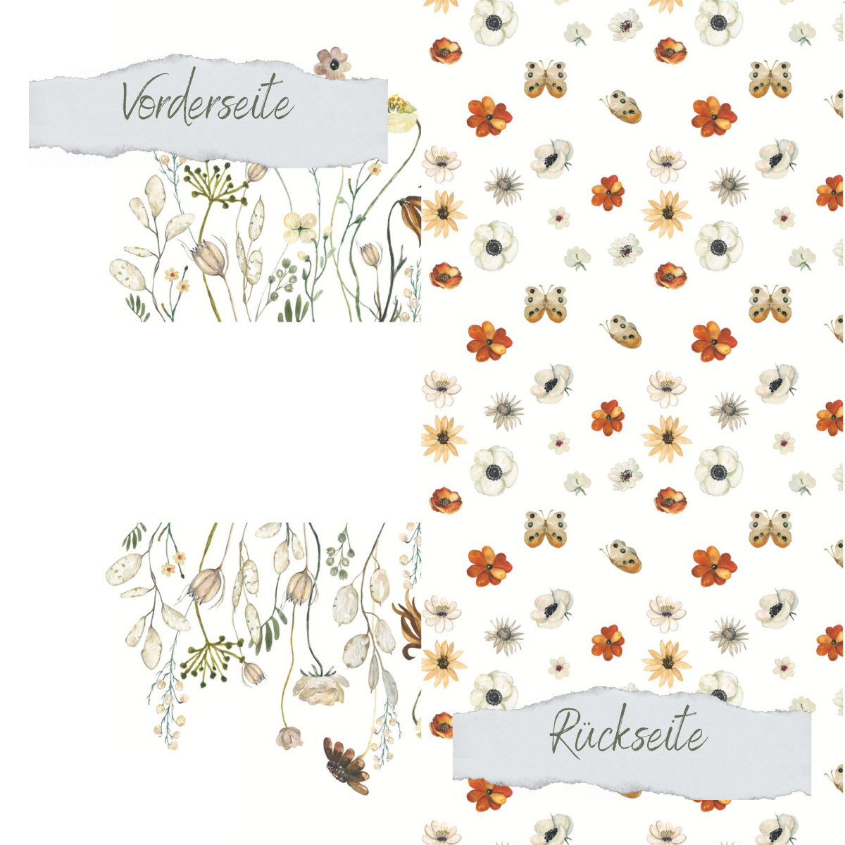 Papier Design - Magie d'automne - Bordures - Imprimé recto-verso