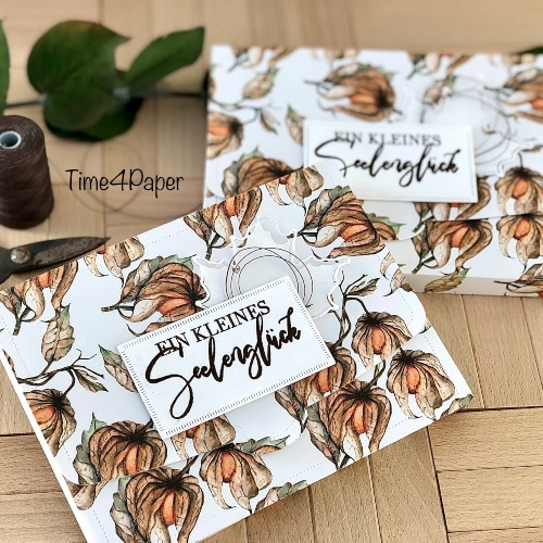 Designpapier - Herbst Physalis