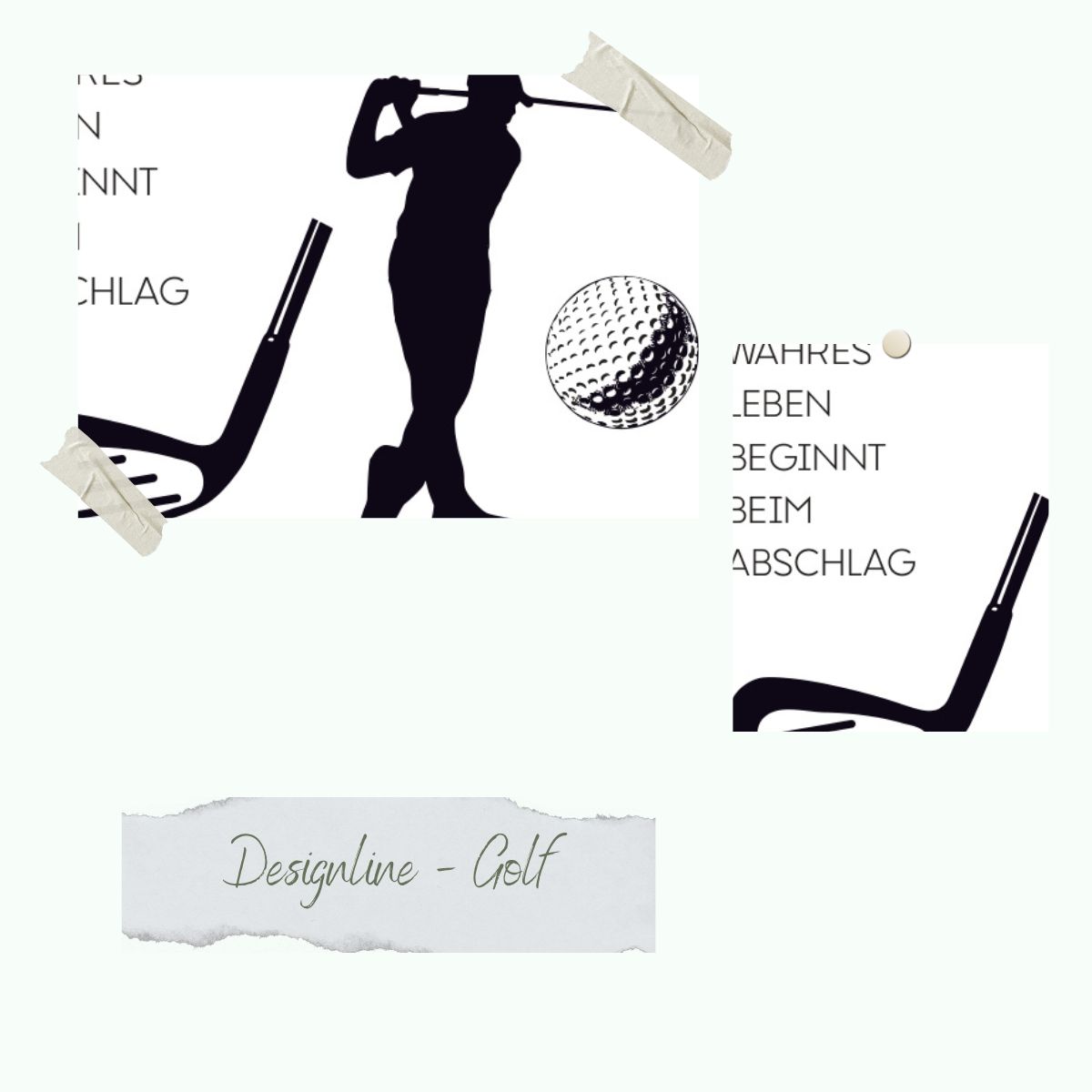 Jeu de timbres - Designline - Golf