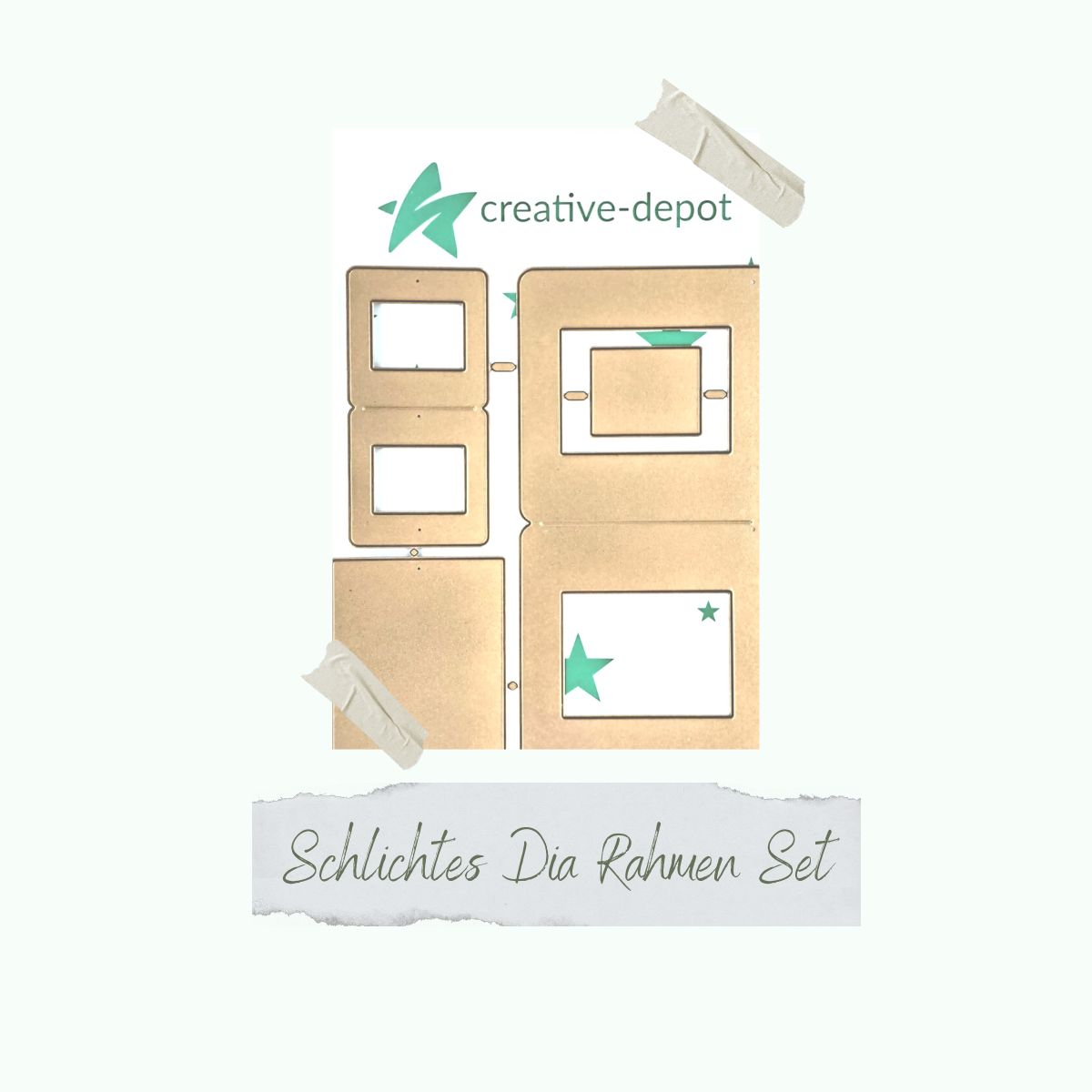 Die - Schlichtes Dia Rahmen Set