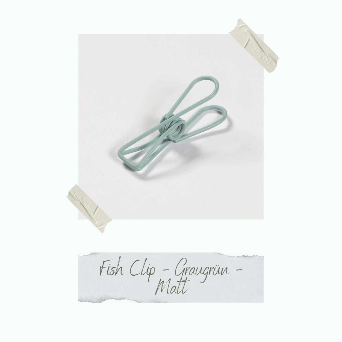 Fish Clip - Graugrün