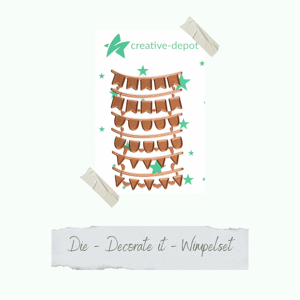 Die - Decorate it - Wimpelset