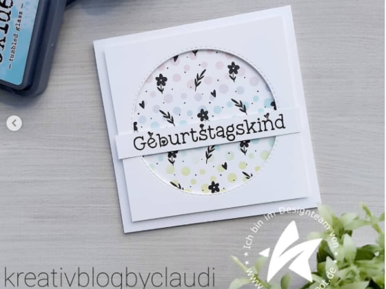 Stempelset - Hintergrund - Baby Blumen