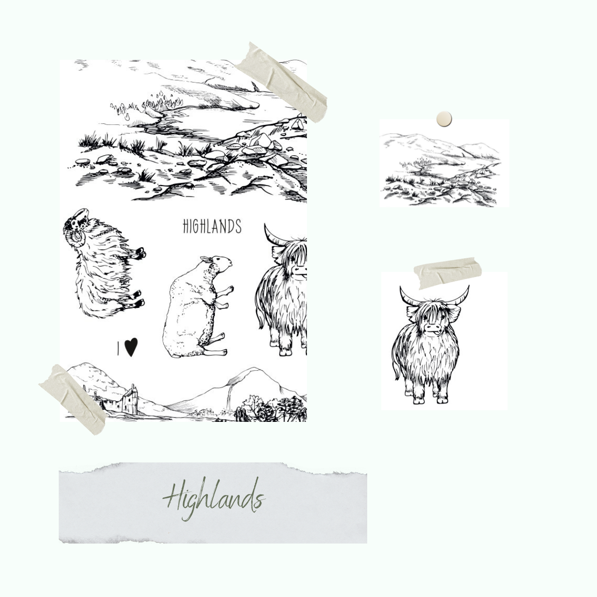 Jeu de timbres - Highlands