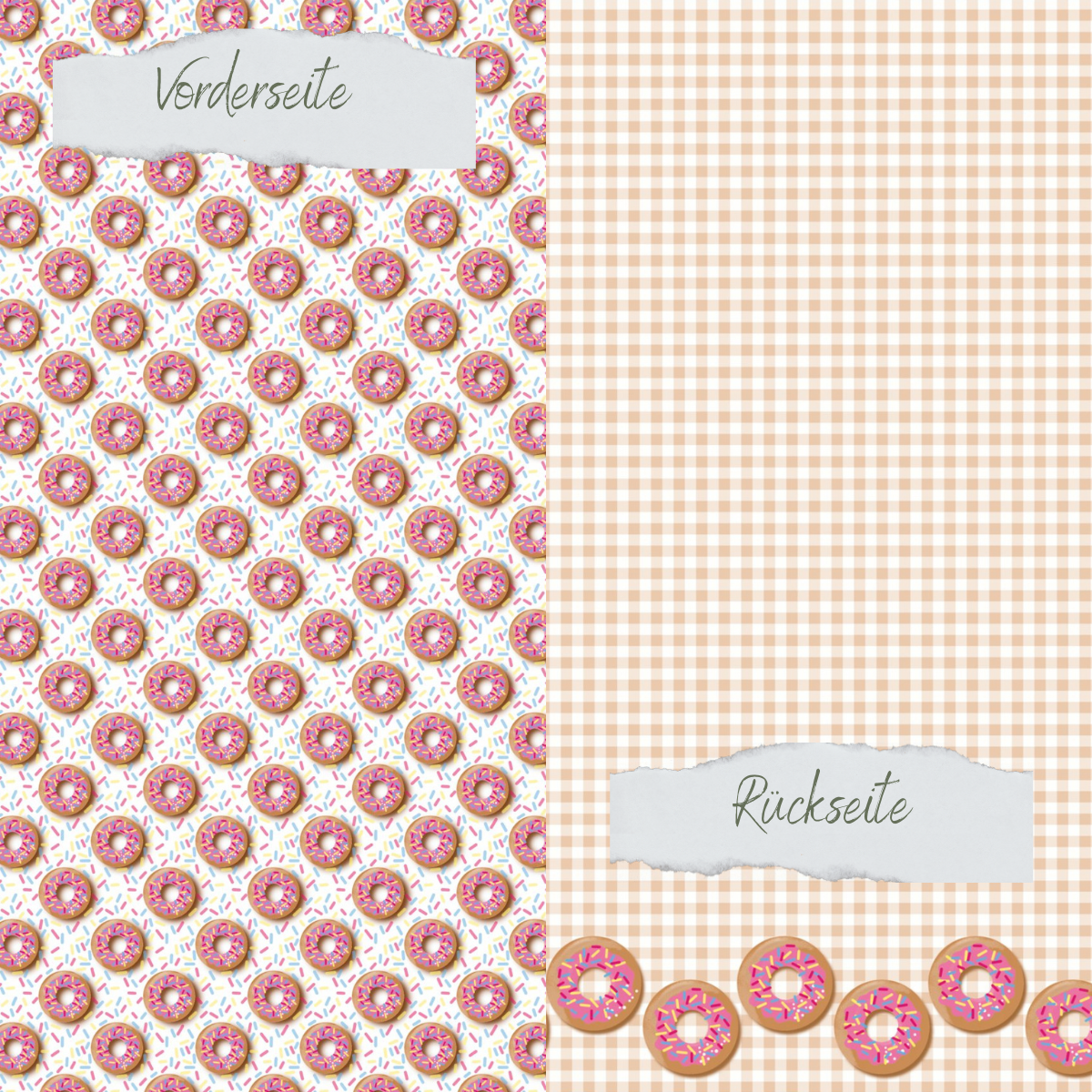 Papier à dessin - Designline - Sweet Donuts - Imprimé recto-verso