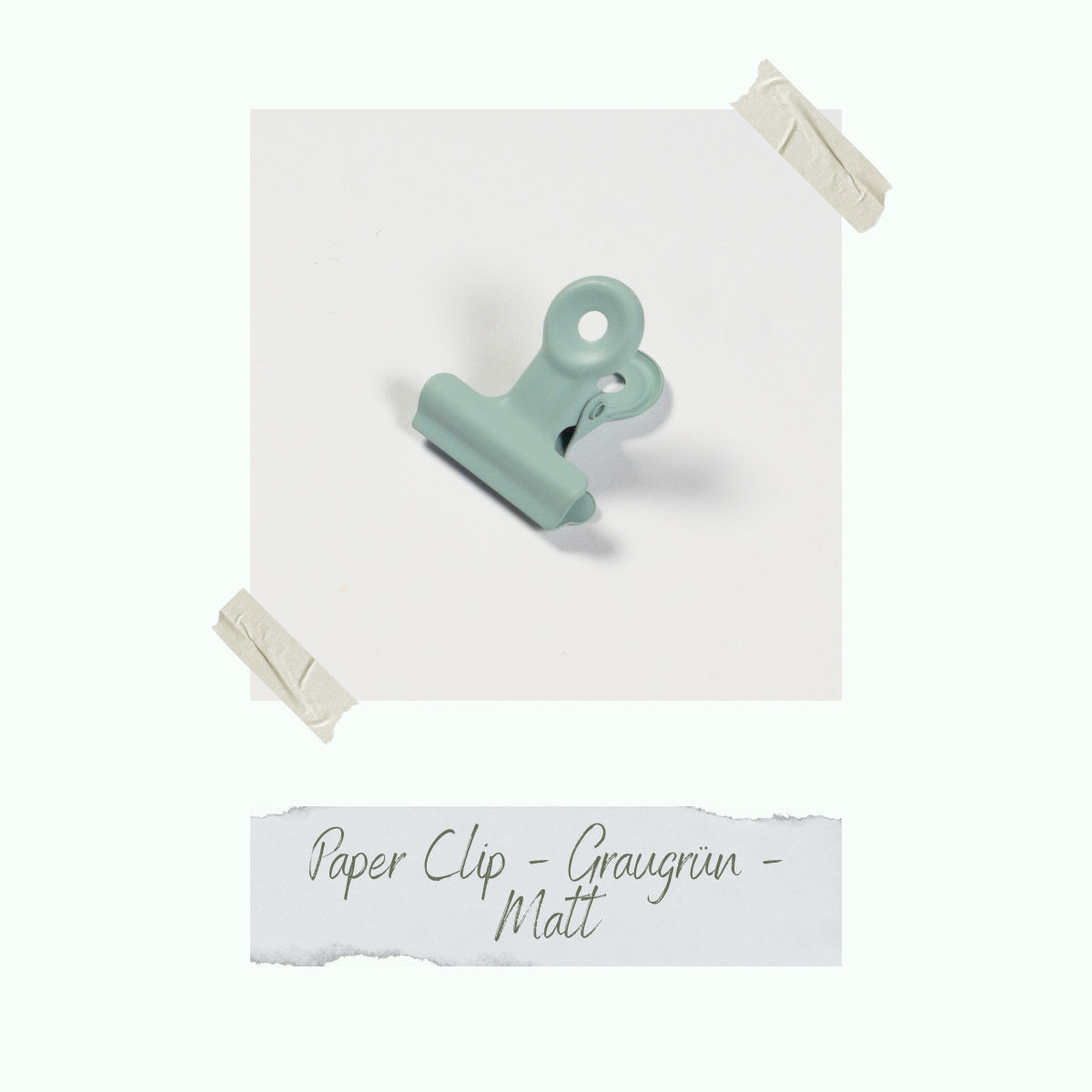 Paper Clip - Graugrün