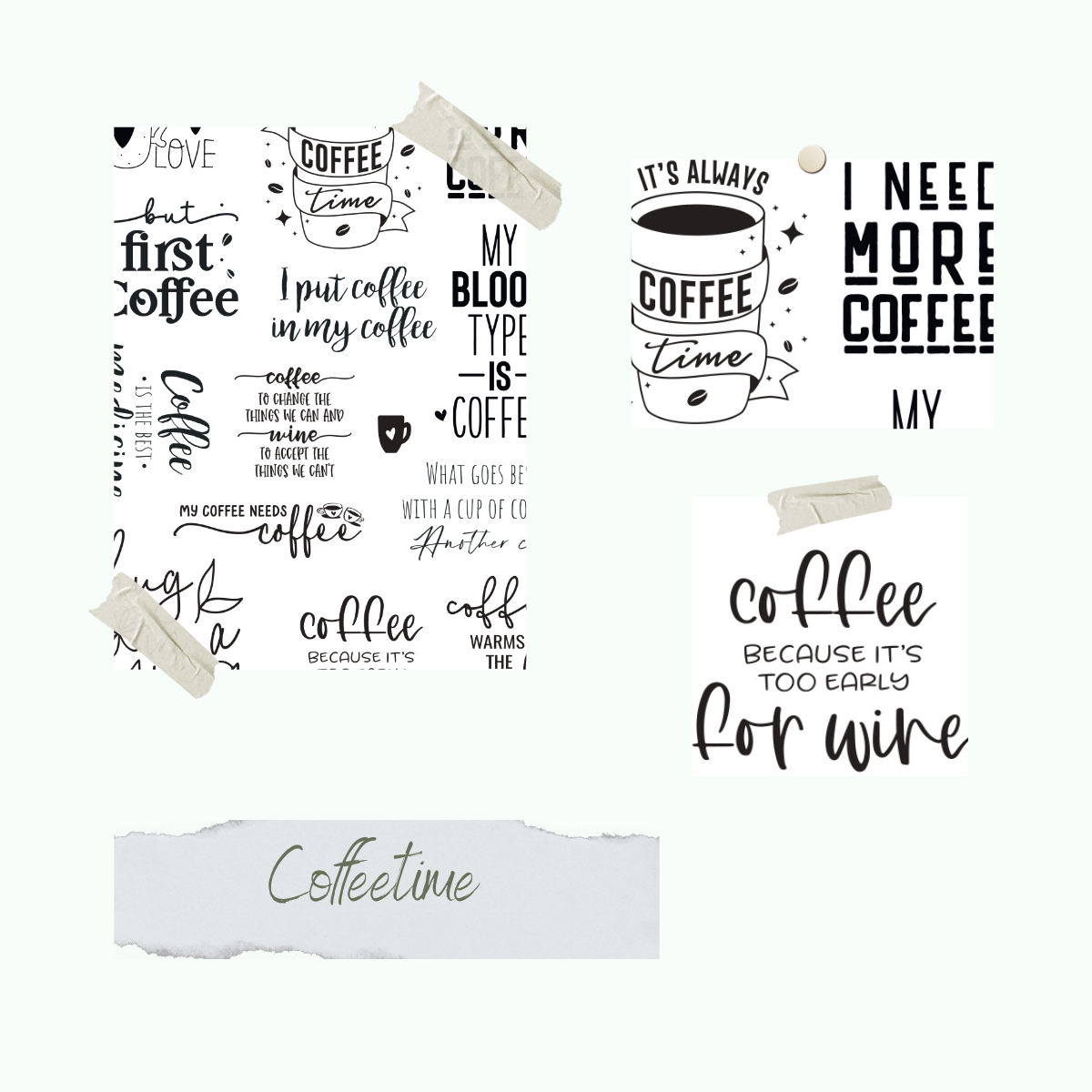 Jeu de timbres - Coffeetime