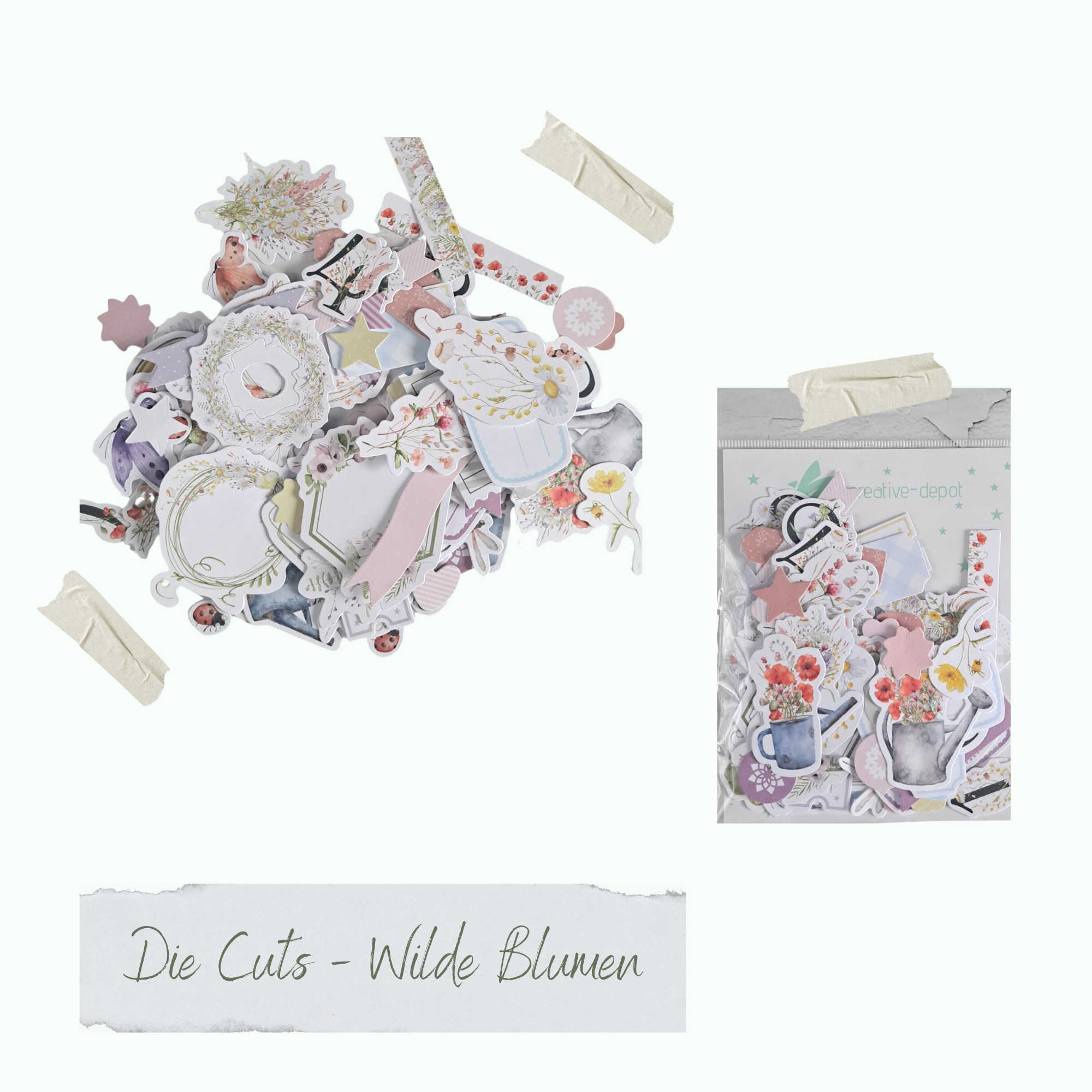 Die Cuts - Tags - Wilde Blumens