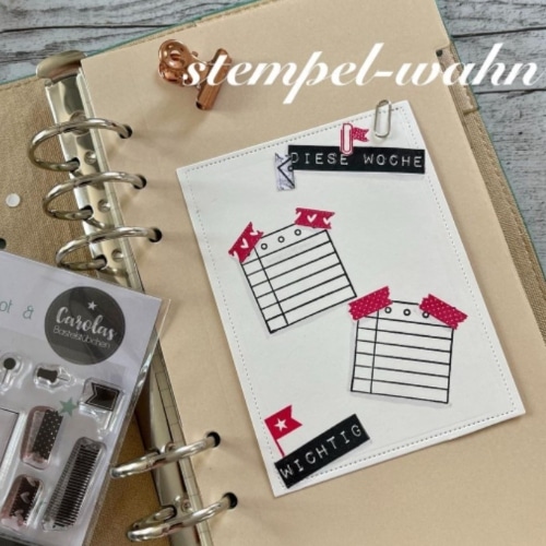 Stempelset - Designlinie - Planner II