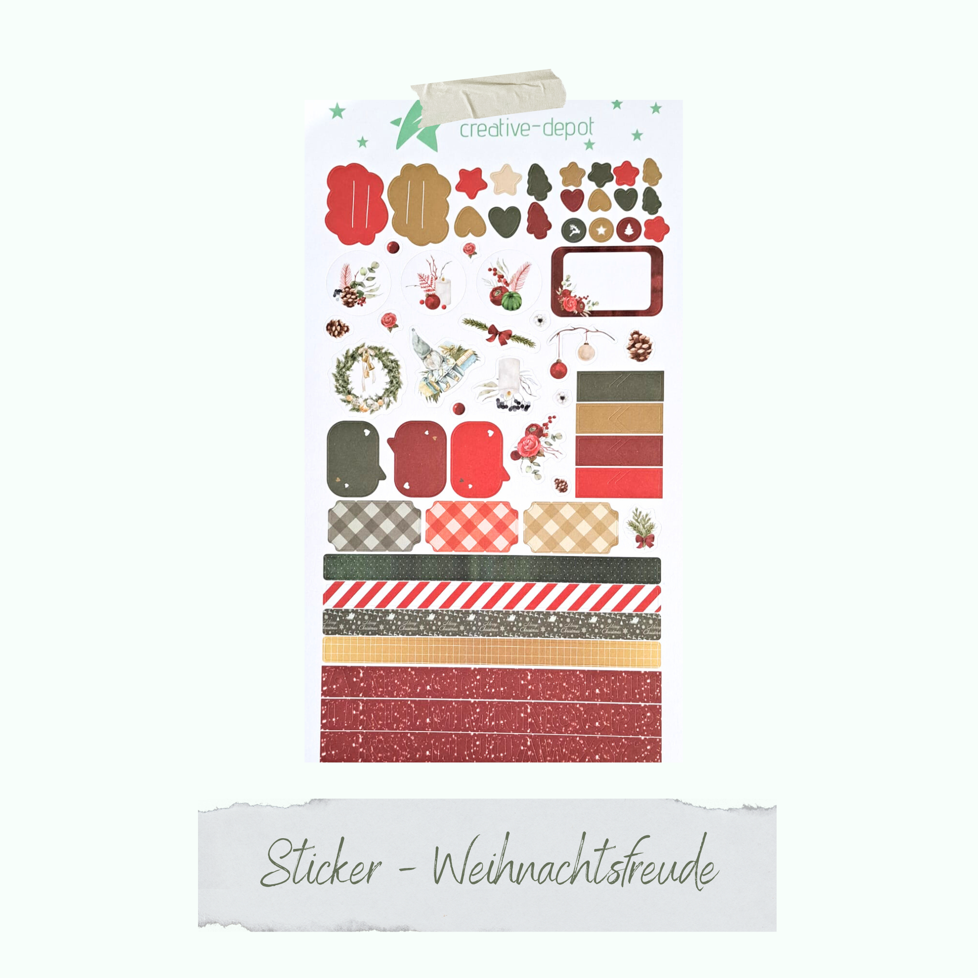 Sticker - Weihnachtsfreude