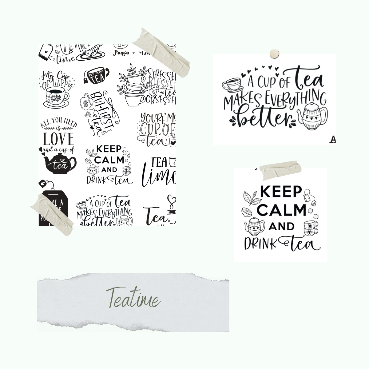 Jeu de timbres - Teatime